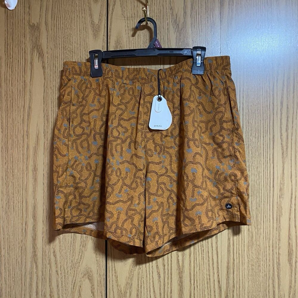 NWT Prana Men’s XL Peak To Pavement Lined Shorts